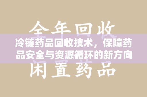 惠州冷链药品回收技术，保障药品安全与资源循环的新方向