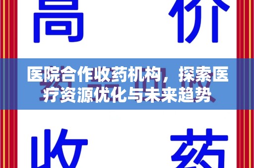 惠州医院合作收药机构，探索医疗资源优化与未来趋势