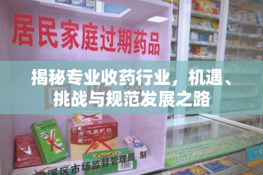 惠州揭秘专业收药行业，机遇、挑战与规范发展之路